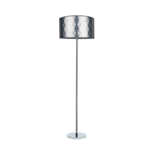 Gulvlampe SPOT Light 1xE27 Maks. 60W Elegant kombination af krom og sølvfarvet stof, polsk producent, 1 stk.