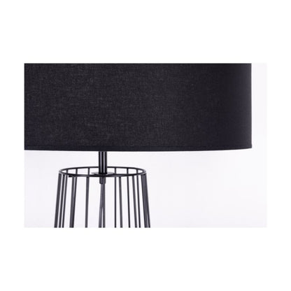Gulvlampe SPOT Light 1xE27 Max. 60W Klassisk Sort Base med Sort Lampeskærm, 1 stk.