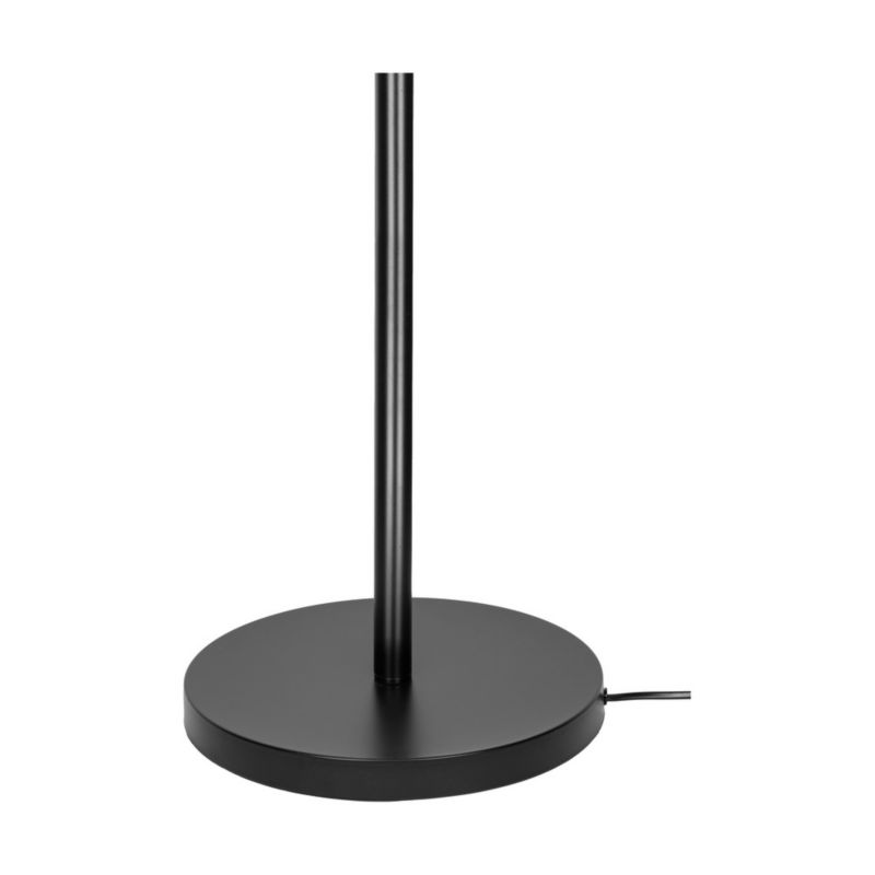 Gulvlampe SPOT Light 1xE27 Max. 60W Klassisk sort fod med sort‑guld‑sølv lampeskærm, 1 stk.