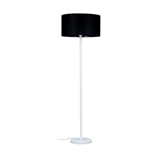 Gulvlampe SPOT Light 1xE27 Max. 60W Klassisk kombination af hvid og sort stof Polsk producent 1 stk.