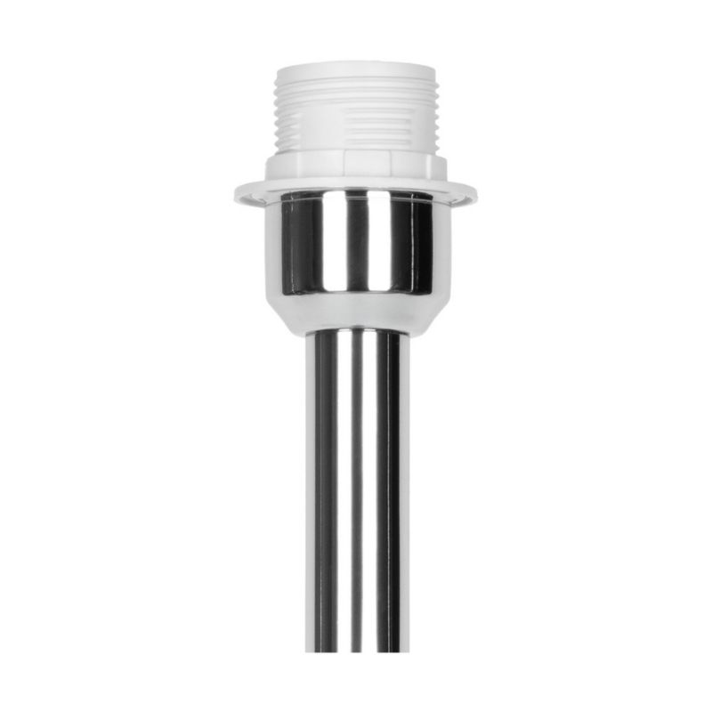 Gulvlampe SPOT Light 1xE27 Max. 60W Klassisk Kombination af Krom og Hvidt Stof, Polsk Producent, 1 stk.