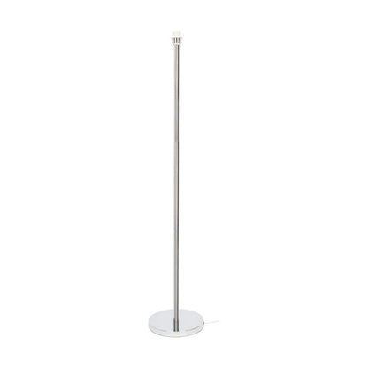 Gulvlampe SPOT Light 1xE27 Max. 60W Klassisk Kombination af Krom og Hvidt Stof, Polsk Producent, 1 stk.