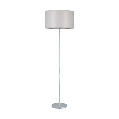 Gulvlampe SPOT Light 1xE27 Max. 60W Kombination af krom og klassisk grå lampeskærm, polsk producent, 1 stk.