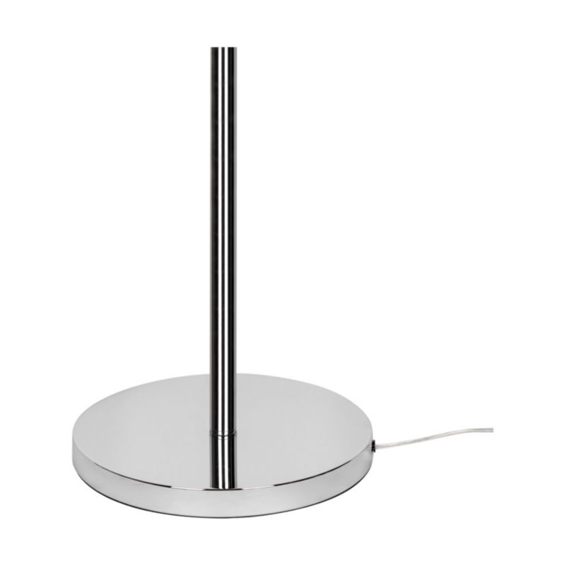 Gulvlampe SPOT Light 1xE27 Max. 60W Kombination af krom og klassisk grå lampeskærm, polsk producent, 1 stk.
