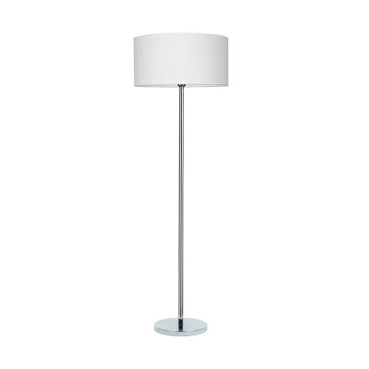 Gulvlampe SPOT Light 1xE27 Max. 60W Kombination af krom og stof med prikmønster, polsk producent, 1 stk.