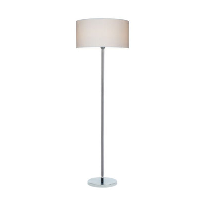 Gulvlampe SPOT Light 1xE27 Max. 60W Kombination af krom og stof med prikmønster, polsk producent, 1 stk.