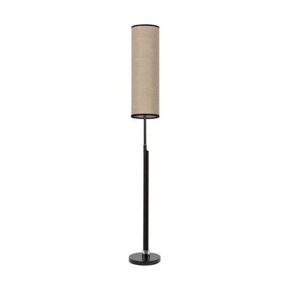 Gulvlampe SPOT Light 1xLED 22W Kombineret Sort med Beige-Antracit Hør, Polsk Producent, 1 stk.
