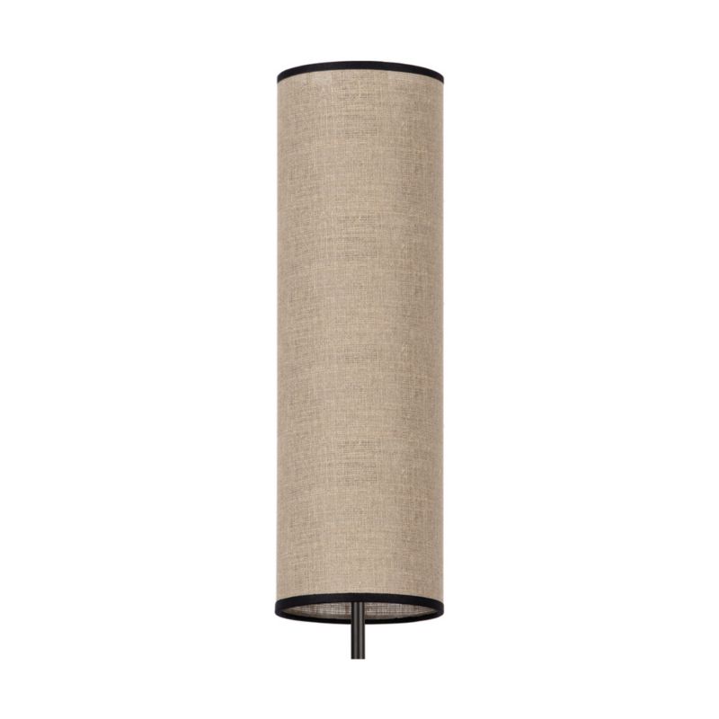 Gulvlampe SPOT Light 1xLED 22W Kombineret Sort med Beige-Antracit Hør, Polsk Producent, 1 stk.