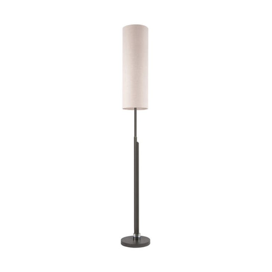 SPOT Light LED gulvlampe 22W, antracit, beige hør, minimalistisk design, polsk producent, 1 stk.
