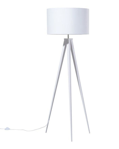 Stiletto metal gulvlampe hvid 1 stk.