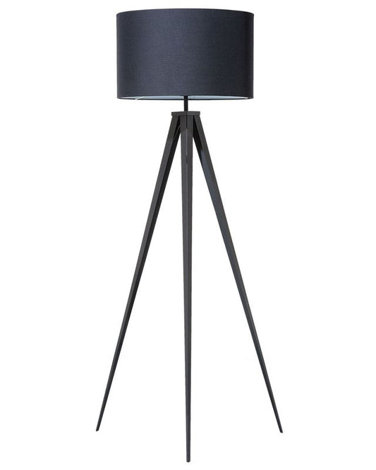 Stiletto gulvlampe i sort metal, 1 stk.