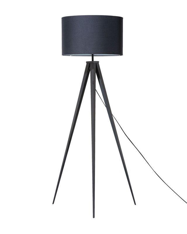 Stiletto gulvlampe i sort metal, 1 stk.