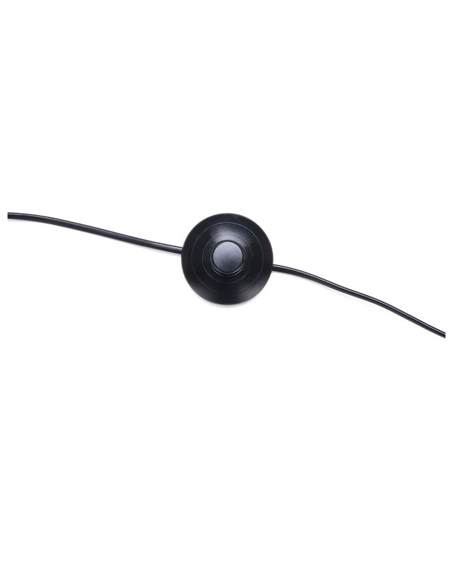 Stiletto gulvlampe i sort metal, 1 stk.