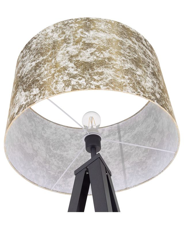 Stiletto gulvlampe i metal, guld, 1 stk.