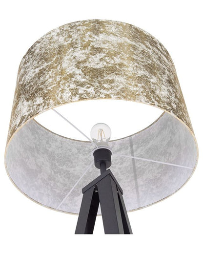 Stiletto gulvlampe i metal, guld, 1 stk.