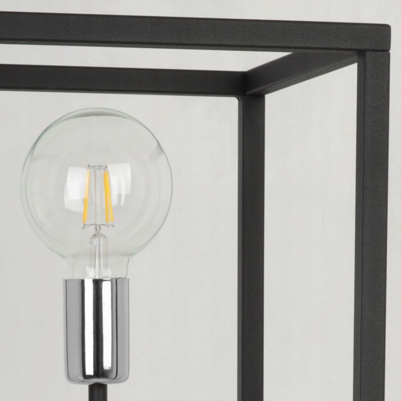 Light Home LH Cage gulvlampe 3x E27 60W sort/sølv 1 stk.