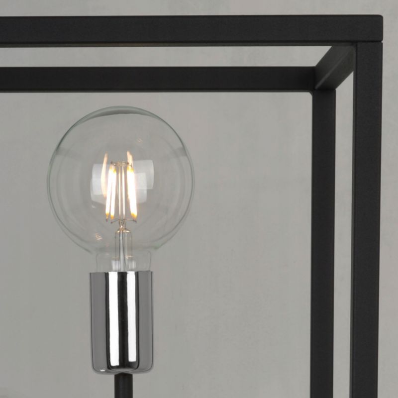 Light Home LH Cage gulvlampe 3x E27 60W sort/sølv 1 stk.