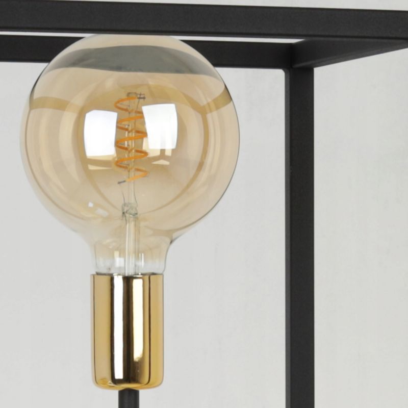Light Home LH Cage gulvlampe 3x E27 60W sort/guld 1 stk.