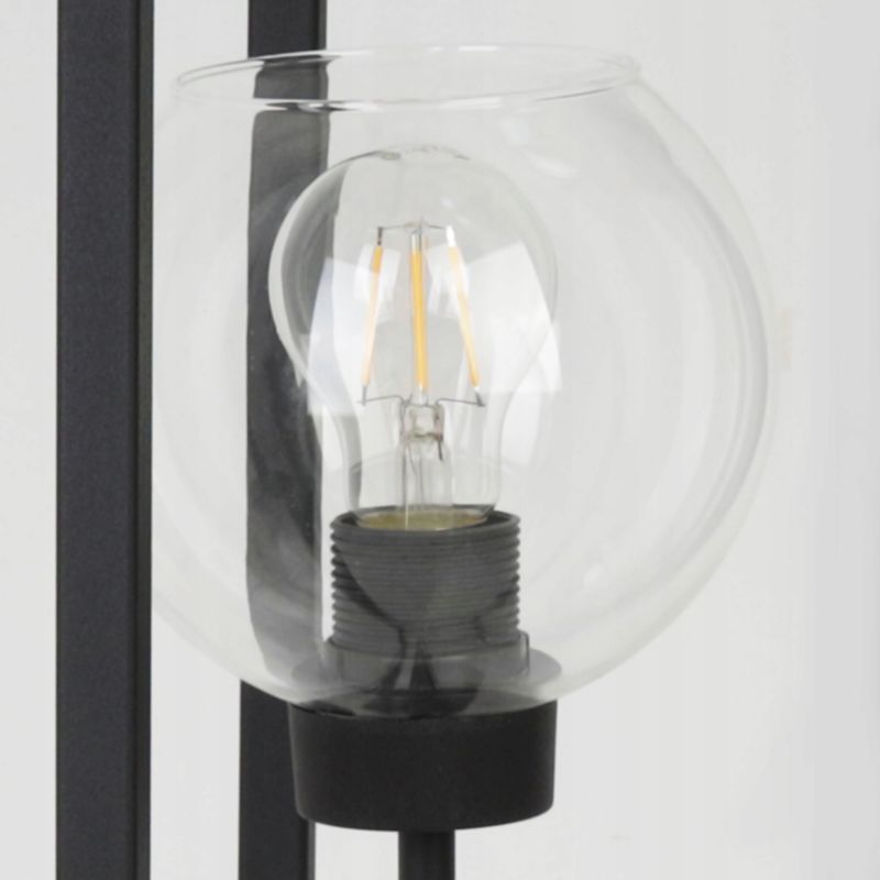 Light Home LH Haga Cage gulvlampe 3x E27 60W rund skærm sort fod 1 stk.