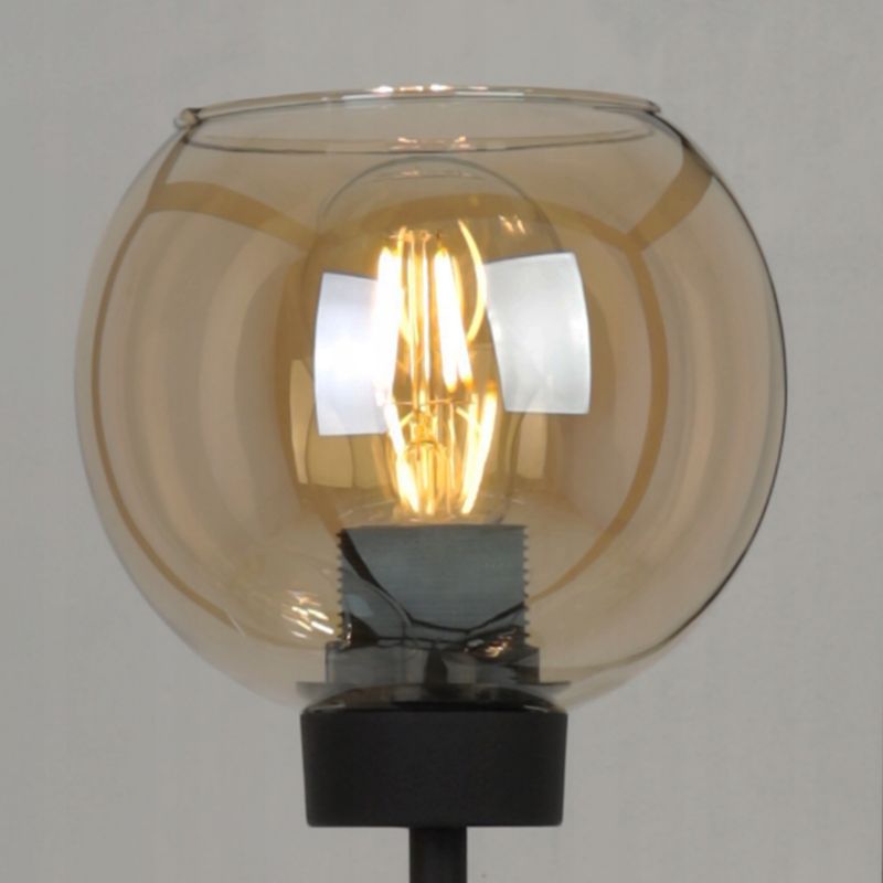 Light Home LH Haga Cage gulvlampe 3x E27 60W rund skærm sort fod 1 stk.