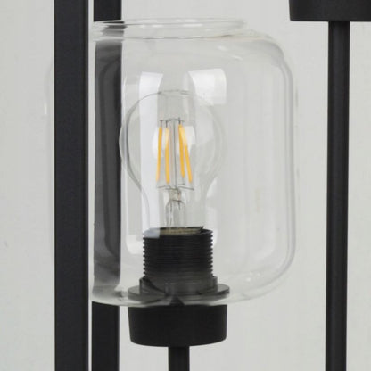Light Home LH Haga Cage gulvlampe 3x E27 60W oval skærm sort fod 1 stk.