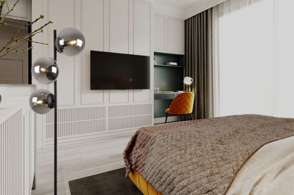 Light Home LH Siena gulvlampe 3x E27 60W sort skærm grafit 1 stk.
