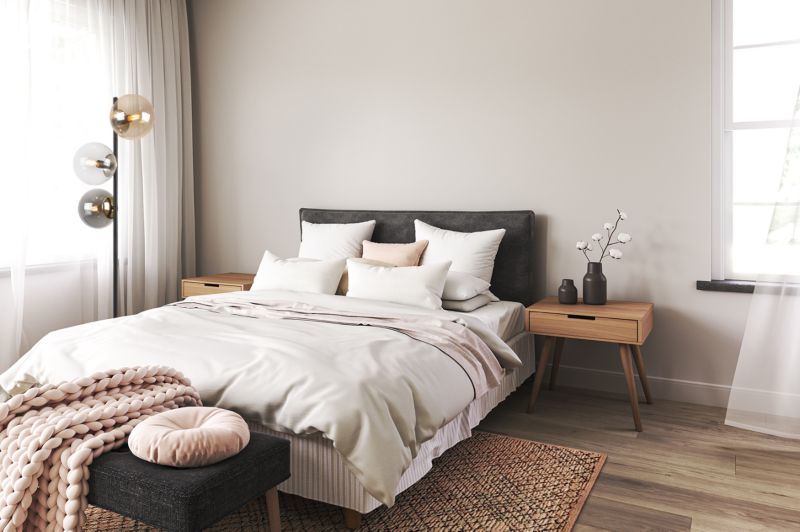 Light Home LH Siena gulvlampe 3x E27 60W sort/guld blandet skærm 1 stk.