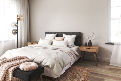 Light Home LH Siena gulvlampe 3x E27 60W sort/guld blandet skærm 1 stk.