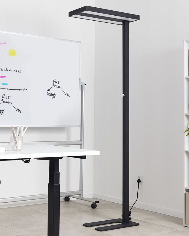 Taurus gulvlampe metal sort 1 stk.