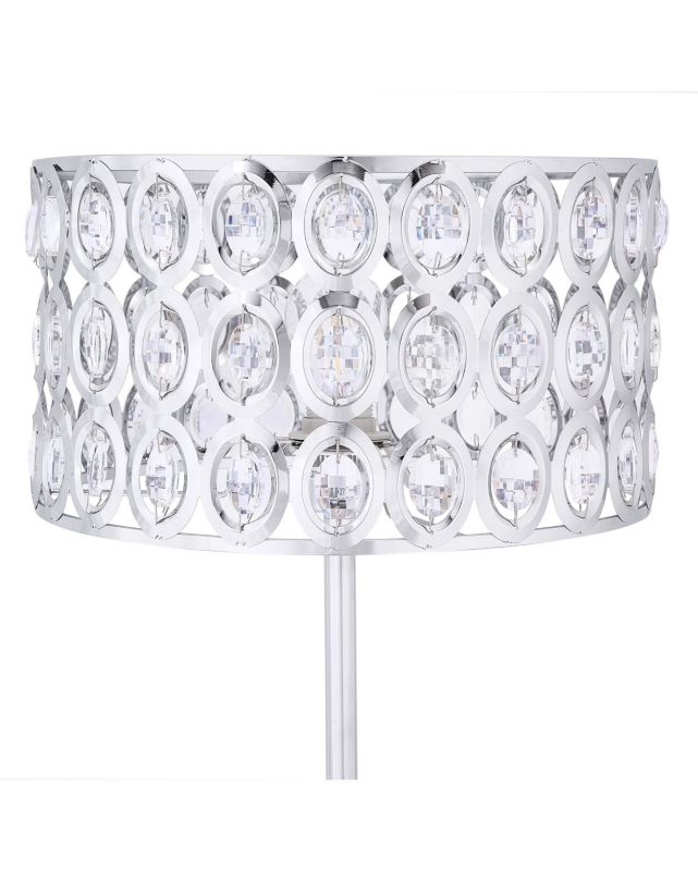 Gulvlampe Tenna Krystal Sølv 1 stk.