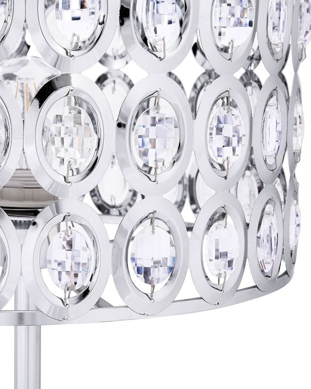Gulvlampe Tenna Krystal Sølv 1 stk.