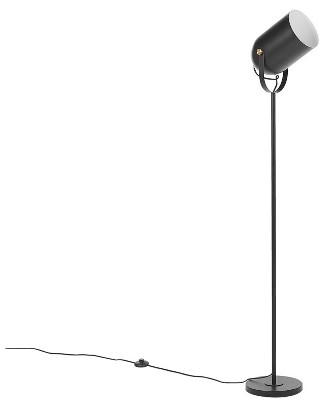 Tyria metal gulvlampe sort 1 stk.