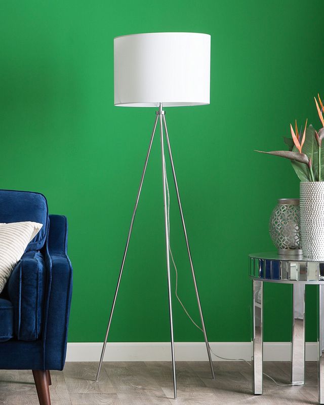 Vistula Metal gulvlampe sølv 1 stk.