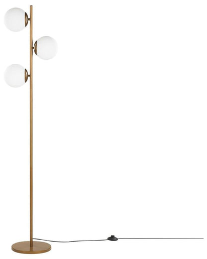 Wadi Metal gulvlampe i gylden finish, 1 stk.
