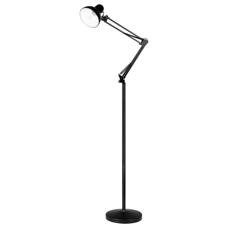 Gulvlampe Tegne 1xE27 Sort