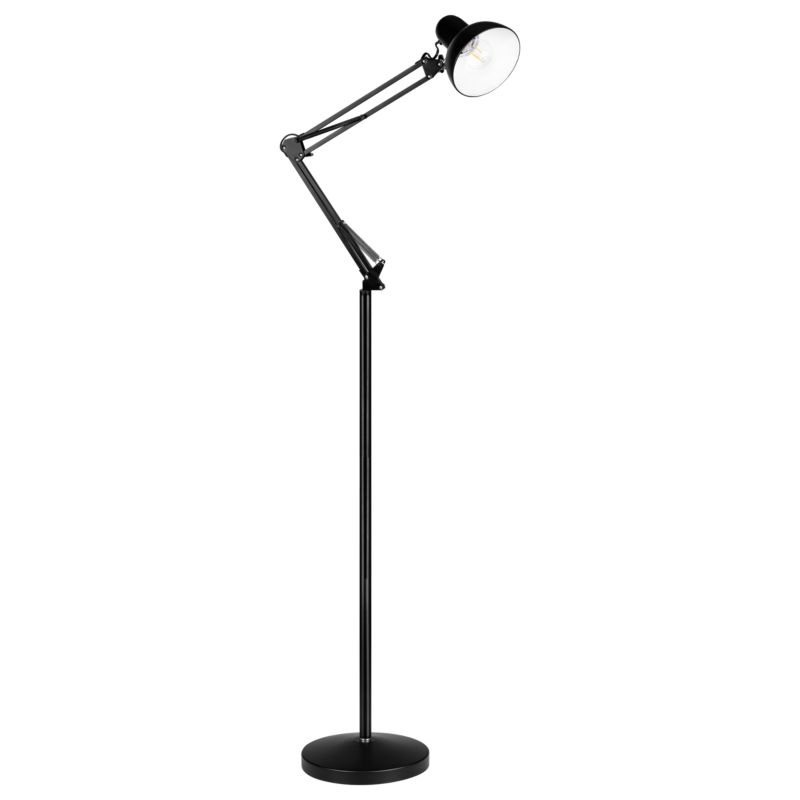 Gulvlampe Tegne 1xE27 Sort