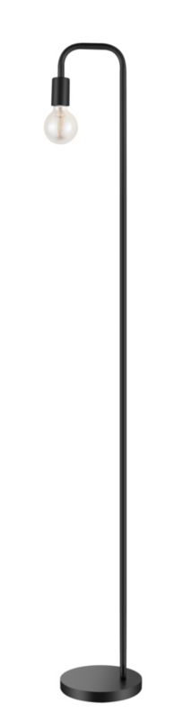 Ghlin gulvlampe 1-punkts E27 mat-sort