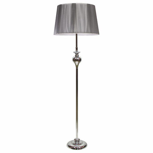 Gulvlampe Gillenia 1 x 60 W E27 sølv
