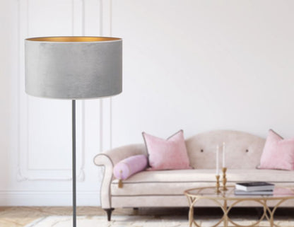 Gulvlampe Goldie 1 x E27 Grå