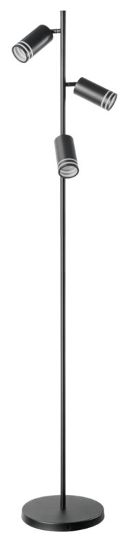 Gulvlampe Roma 3 X GU10 Sort