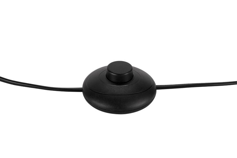 GoodHome Alacrane gulvlampe 1-punkts E27 sort