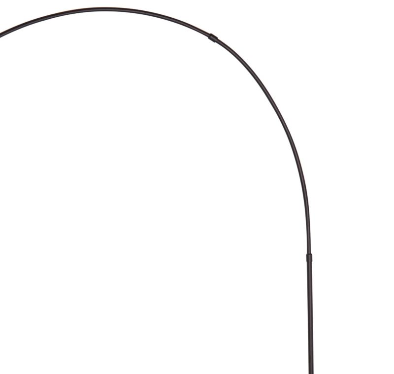 GoodHome Alacrane gulvlampe 1-punkts E27 sort