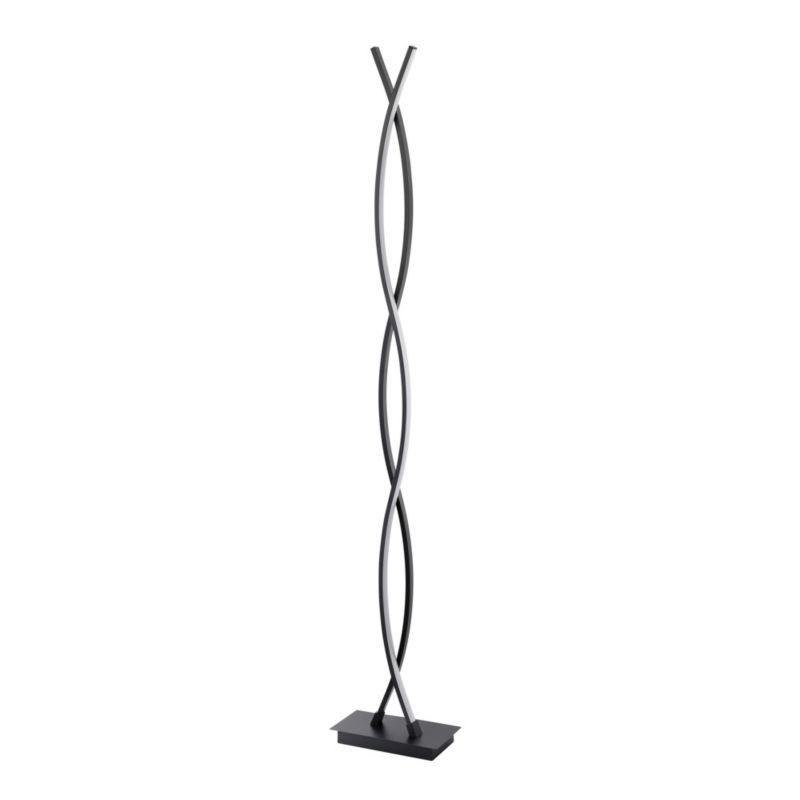 Gulvlampe Alani LED 2000 lm Sort