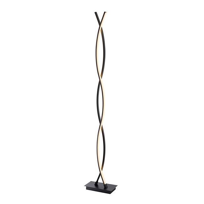 Gulvlampe Alani LED 2000 lm Sort