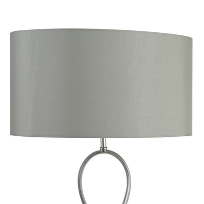 GoodHome Carnavon E27 gulvlampe i krom
