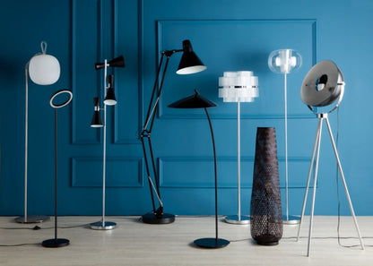 Gulvlampe Harchies 1-punkt E27 Sort Mat