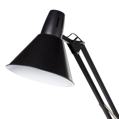 GoodHome Harchies gulvlampe 1-punkts E27 mat-sort