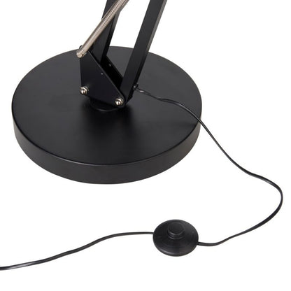 Gulvlampe Harchies 1-punkt E27 Sort Mat