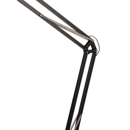 GoodHome Harchies gulvlampe 1-punkts E27 mat-sort