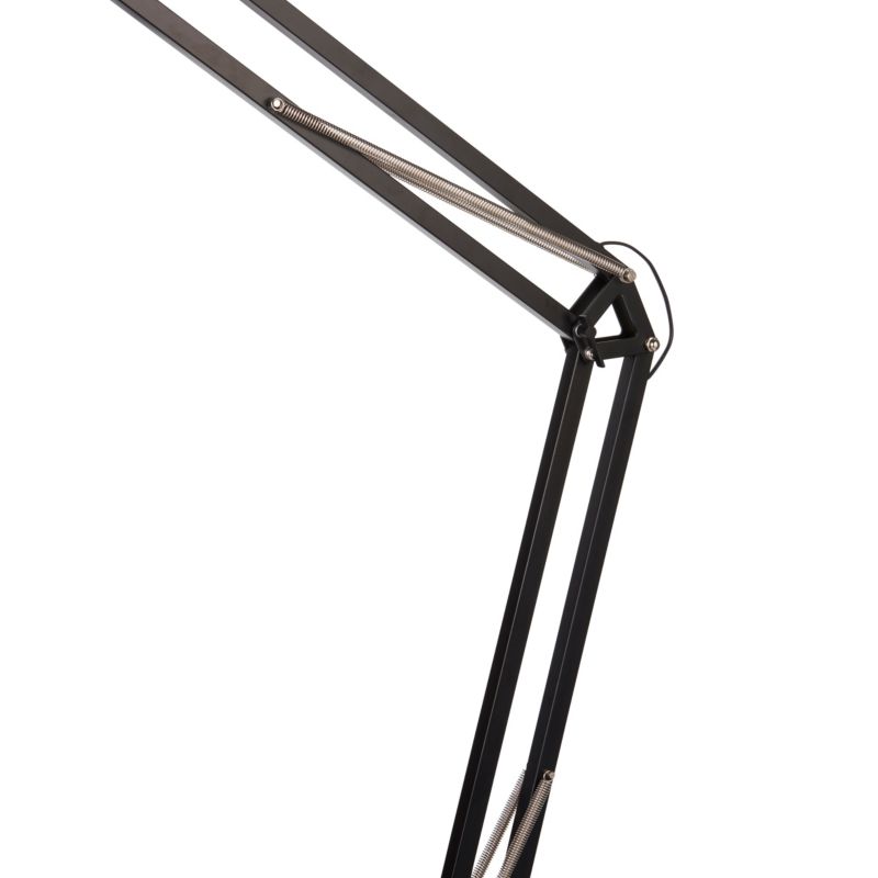 Gulvlampe Harchies 1-punkt E27 Sort Mat